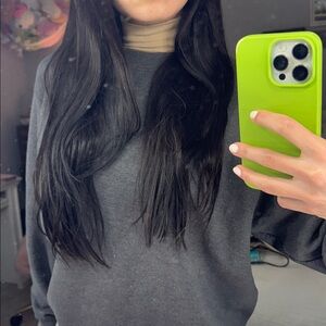 Vintage Champion Black Crewneck Sweater Classic Design size medium